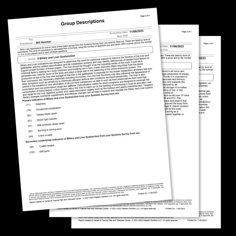 Fee Naperville Nutritional Survey